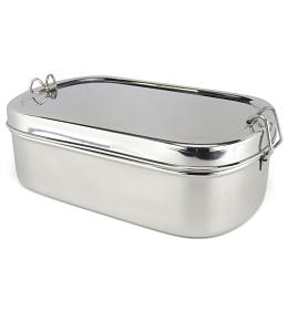 Lifestyle Block Stainless Steel Lunchbox - 9 Inch Oval-Eco Friendly and BPA Free